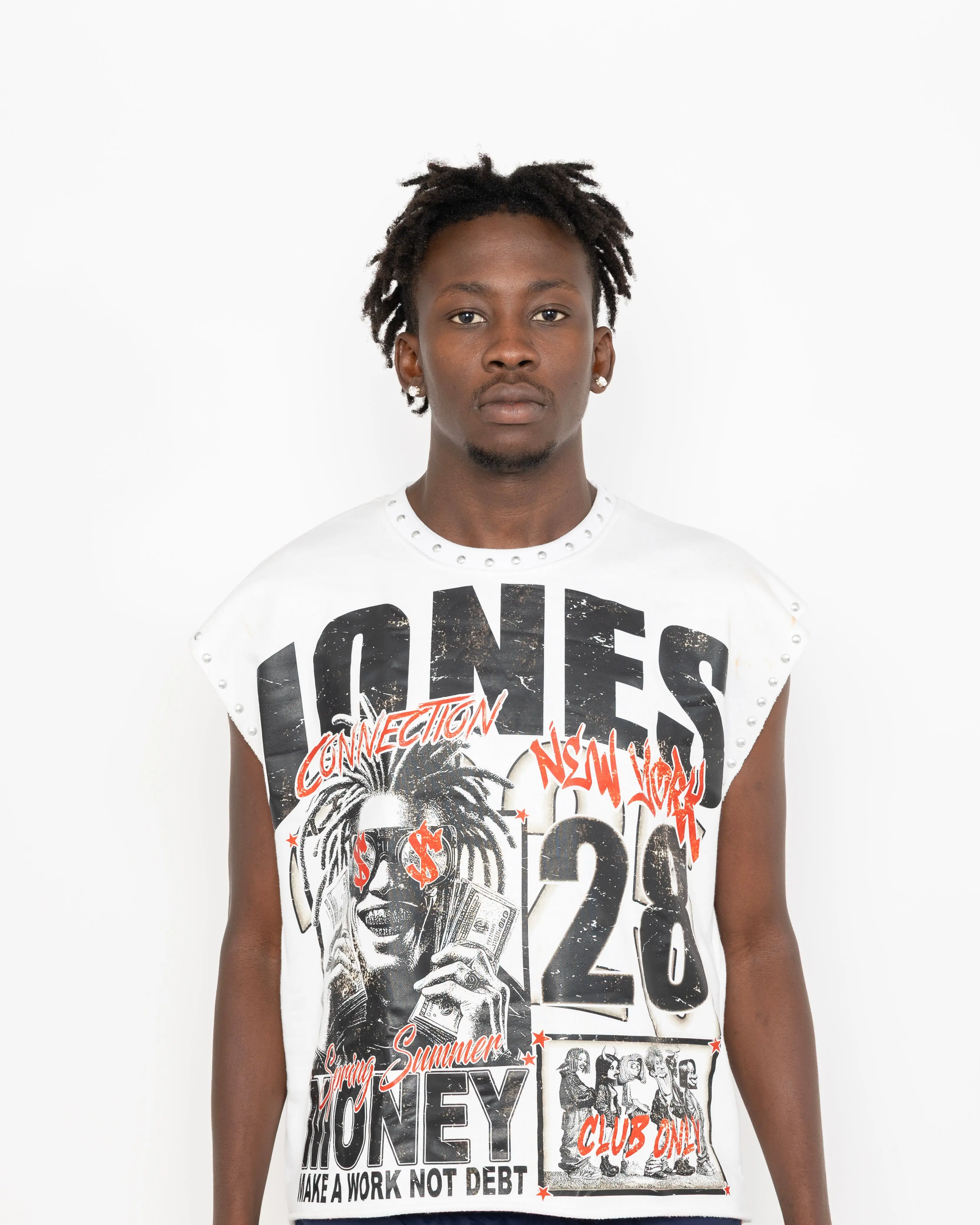 Sleeveless T-Shirt White
