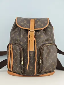 Pre-owned Monogram coated canvas with leather trim Backpacks Louis Vuitton Monogram Canvas Sac A Dos Bosphore Backpack Bag【FL3196】