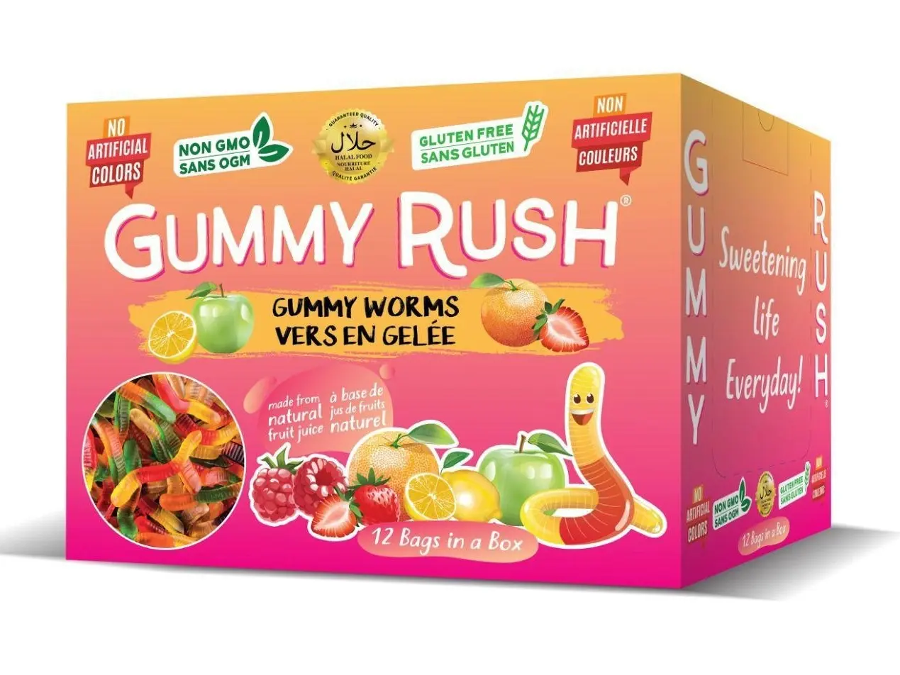 GUMMY RUSH GUMMY WORMS