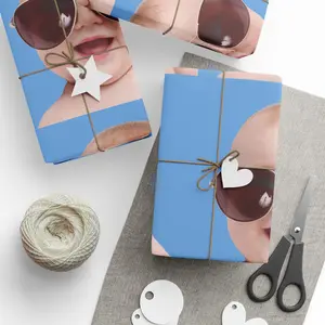 Wrapping Paper Matte Finish, Gift Wrap with Personalized Photo or Quote, Unique Present Wrapping Paper, Holiday Gift Wrap, Special Occasion