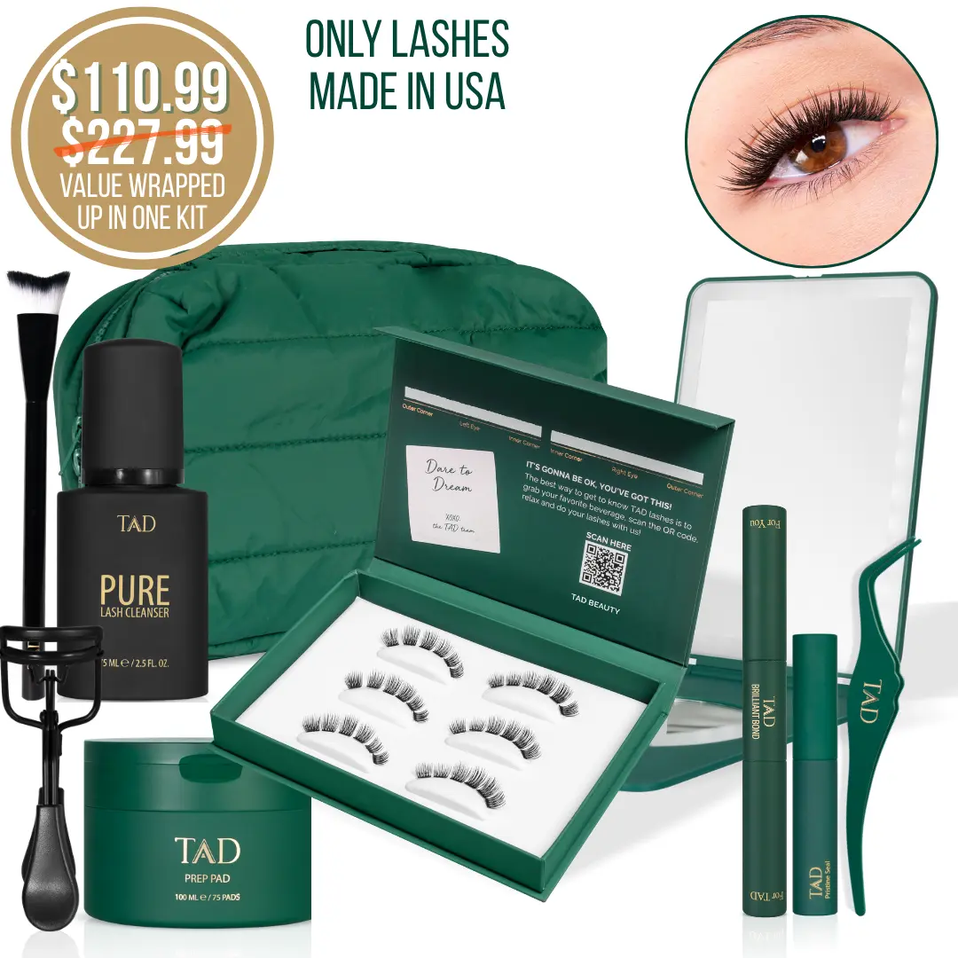 TAD DIY Lash Legacy Kit | DIY Lash Extension Kit - 3 Pairs of Lash Clusters | Made in USA False Eyelashes