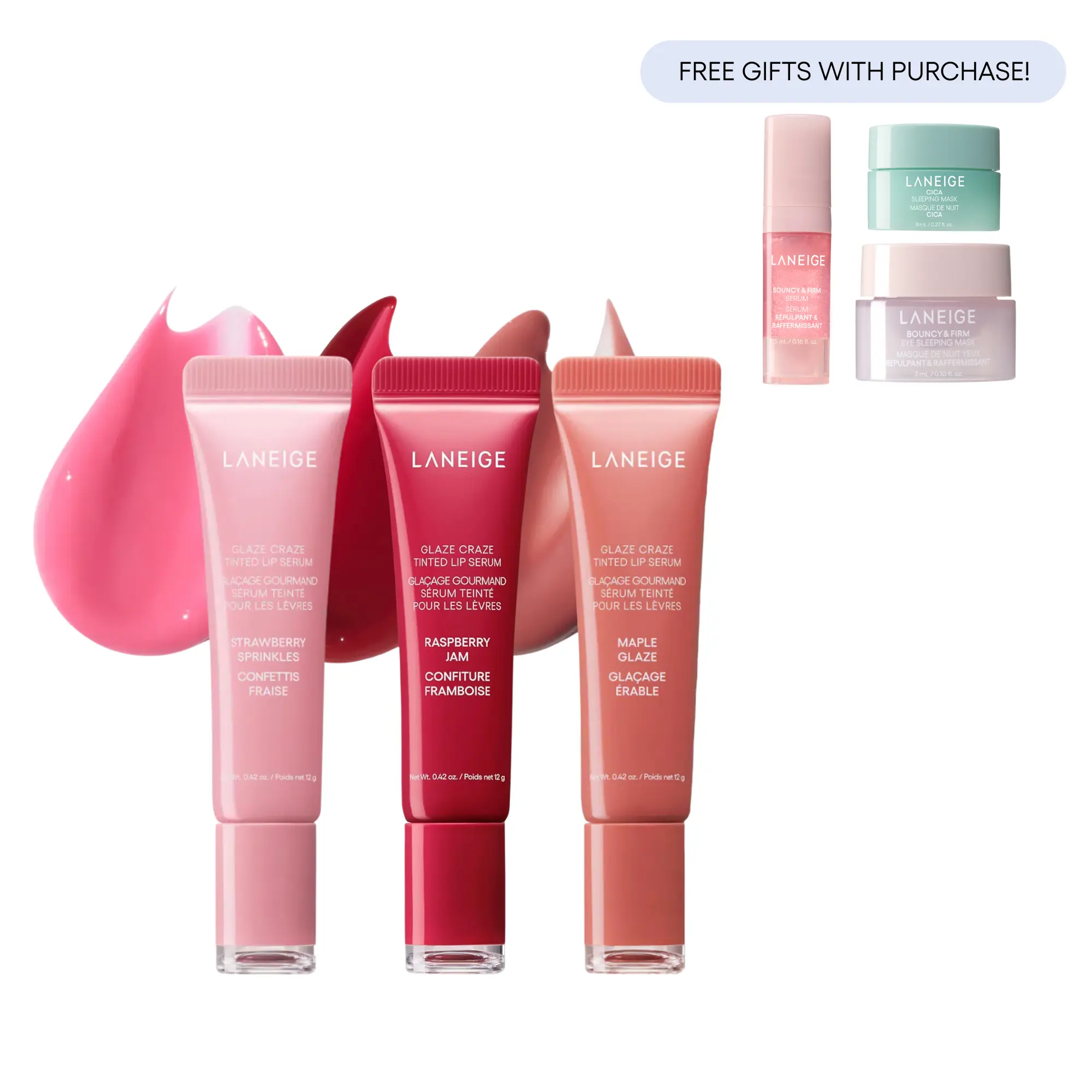 Strawberry Sprinkles, Maple Glaze, Raspberry Jam