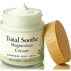 Total Relief Magnesium Joint Relief Cream |   with MSM & Arnica Mineral Delivery Formula |   Fast Absorbing, Non-Greasy for Everyday Joint & Muscle Comfort Natural Herbal Ointment Therapy Therapeutic Essential Oils