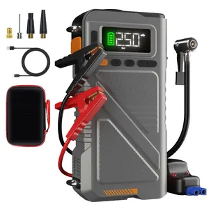 8000A Portable Car Jump Starter with Air Compressor, 12V Car Battery Jump Starter (ALL Gas/12.0L Diesel) with 150PSI Tire Inflator, Power Bank, LED Light