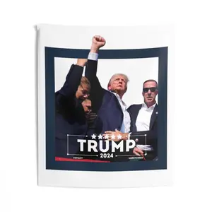 Red Wave Brand Trump Defiant Tapestry
