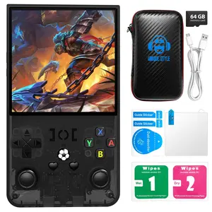 [R36MAX New Arrival] Retro game console with 1,800 games and two-player support. Built-in WiFi, 4.0-inch 720*720 IPS OCA screen