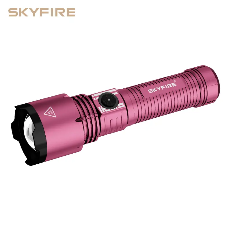 SKYFIRE 2002J LED Pocket Rechargeable Flashlight, High-Lumen Mini Flashlight with Four Home Lighting Modes#Summervibes