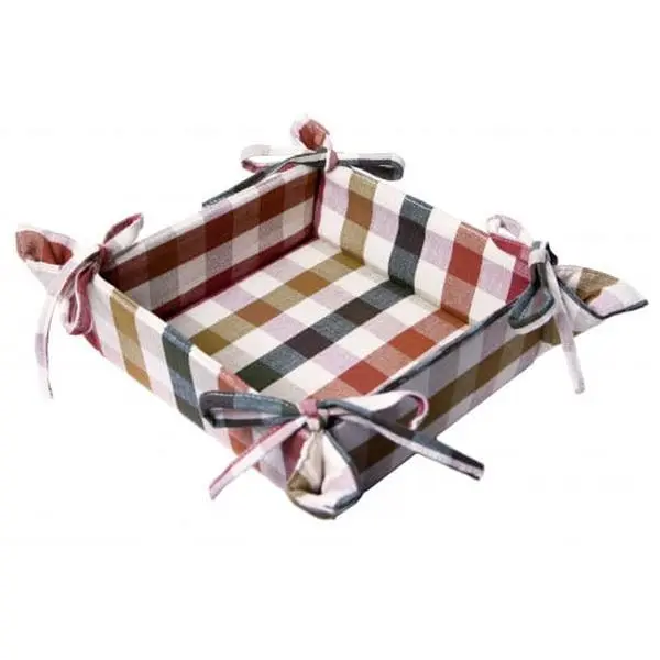 212 MAIN Cambridge Look 8x8 in. Functional Bread Basket - Kitchen Bakeware for Bread Storage, Dining Use (Model AG-45210A)