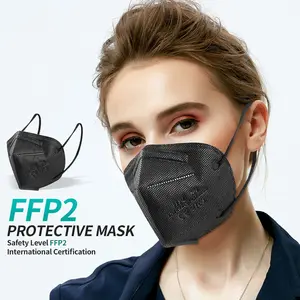 Kn95 Face Masks Pack, 5-Ply Breathable Filter, Disposable Face Masks, Ideal for Daily Use, Comfortable Fit
