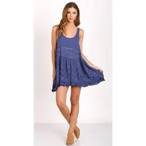 Free People Intimately Voile Women's Blue Slip Dress. Sz. S/P