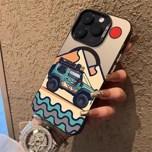 off-road vehicle SUV car magsafe Magnetic Ultra-Thin Phone Case for use with iphone 17 air 16 pro max 15 plus 14 pro 13/12/11 cool Jeep phone cases for iphone X/XS XSMAX wireless charging trending phone case