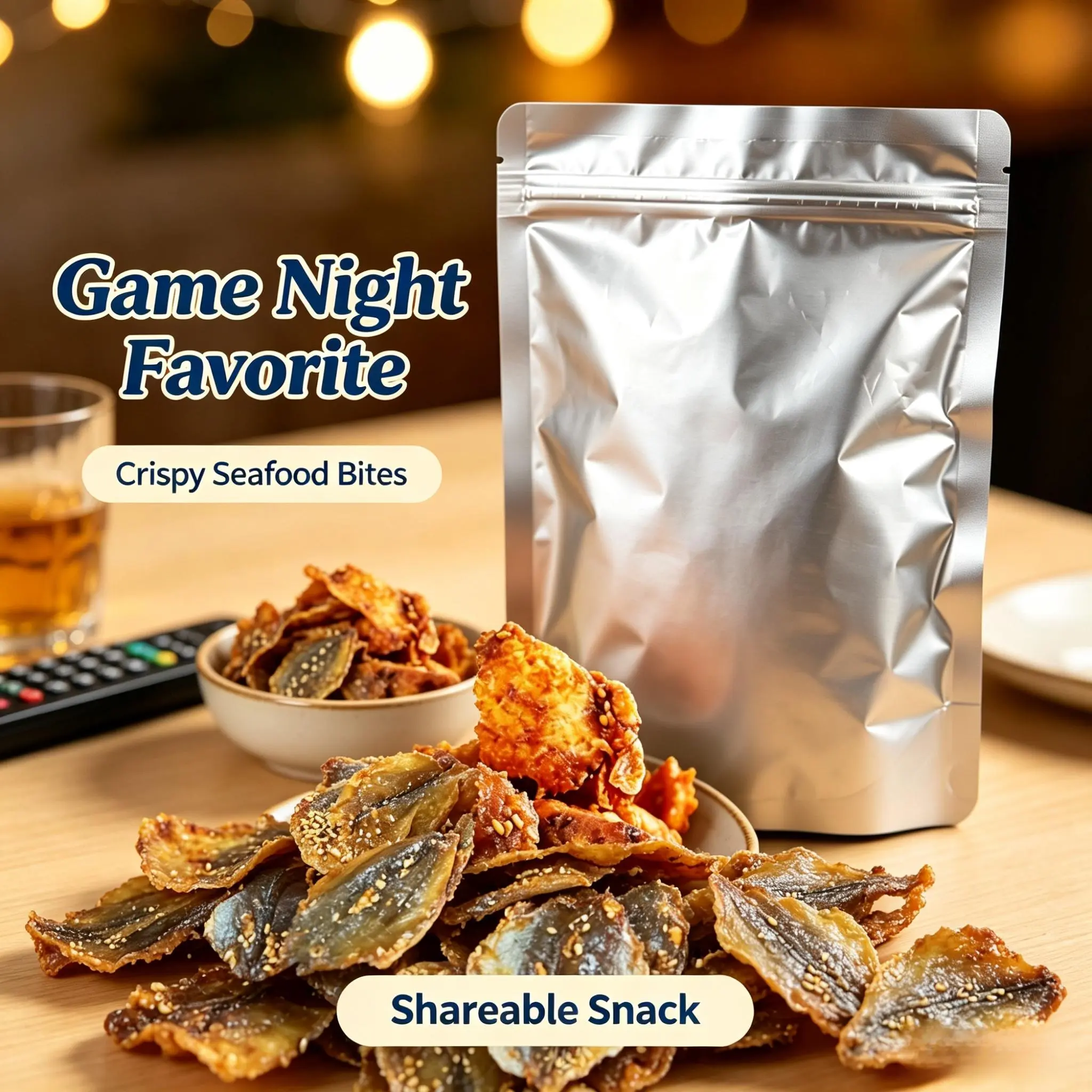 With just a single bite, the rich, interwoven flavors of sweet, spicy, and savory instantly awaken your taste buds! We proudly present this Honey-Chili-Sesame Dried Alaska Pollock—offering a satisfyingly chewy texture that is both tender and juicy.