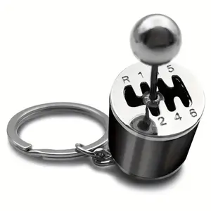 Car Auto Mini Gearbox Gear Shift Keychain Accessory Six Speed Manual Gearbox Transmission Shift Fidget Keychain