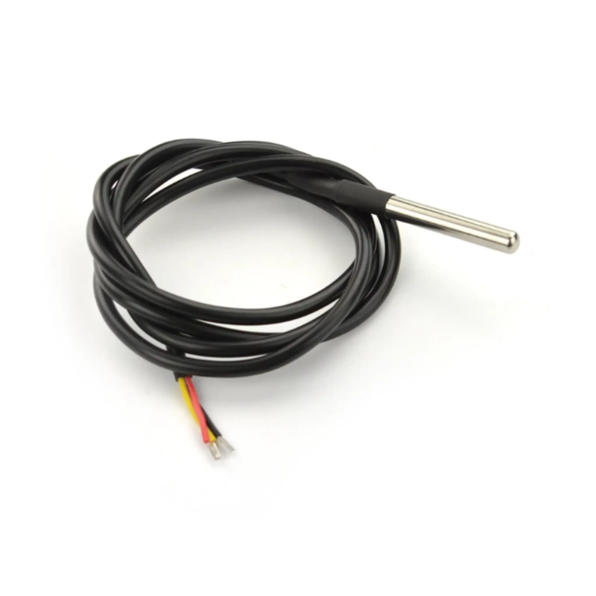 DS18B20 Waterproof Digital Temperature Sensor Probe, 1M Outdoor Safe Temp Sensing Component for Arduino, Raspberry Pi