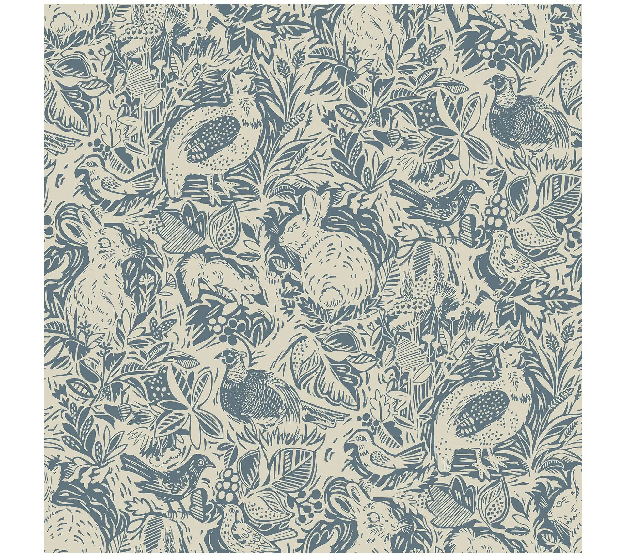 NuWallpaper Terrene Blue Peel and Stick Wallpaper