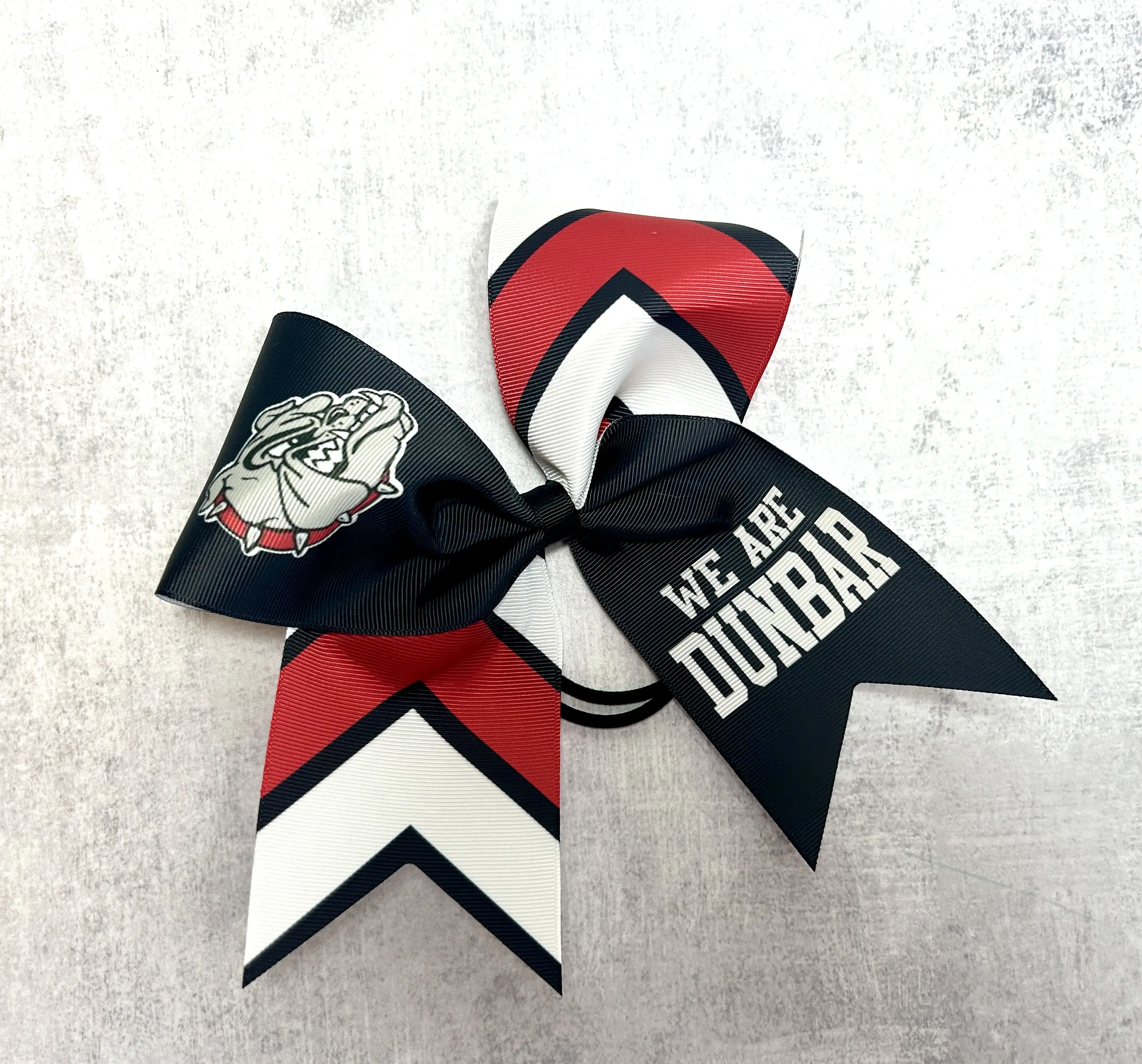 Custom Cheer Bows with logo and text