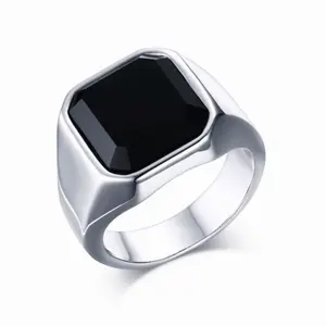 1PC Men's Fashionable Minimalist Ring for Daily Wear – Modern Stylish Wedding Ring, Perfect Jewelry Gift for Birthday, Anniversary, Father’s Day