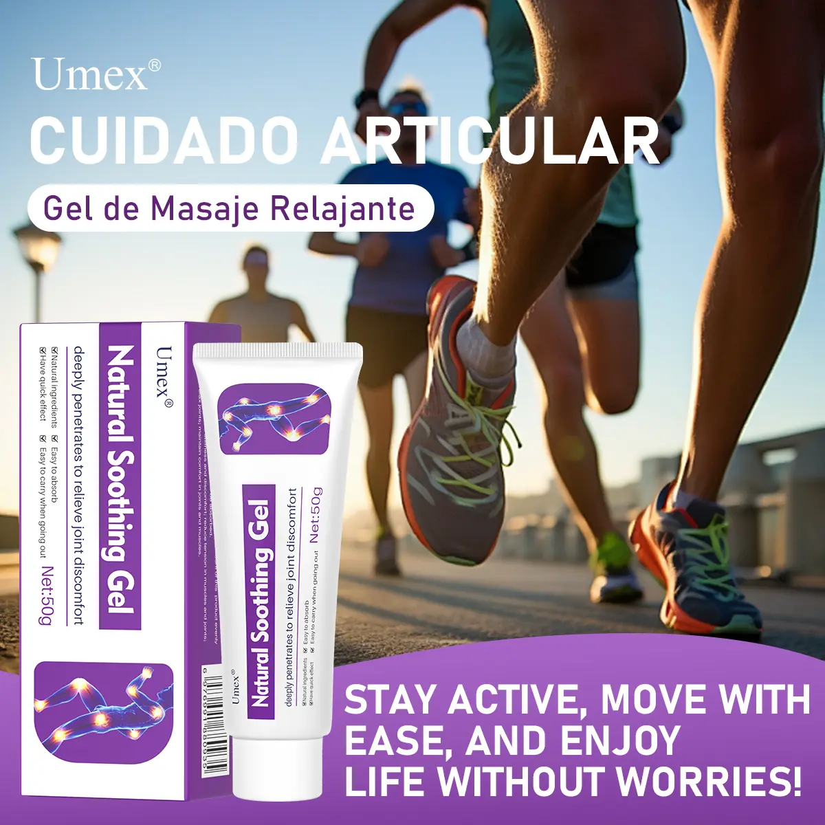 Umex Joint Relief Cooling Gel Cream | Menthol & Frankincense