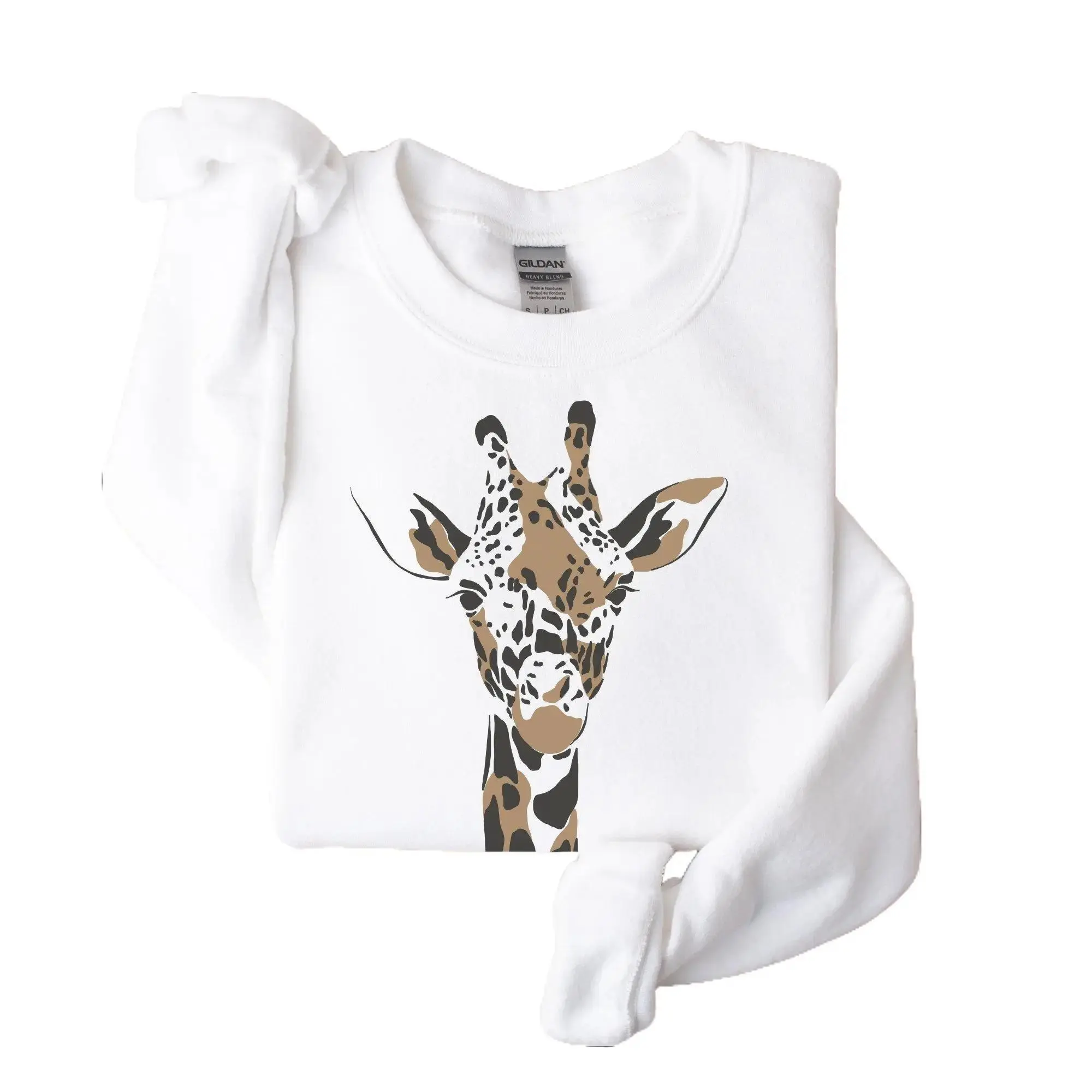 Watercolor Giraffe Sweatshirt, Giraffe, Giraffe Crewneck, Boho Jungle, Gift for Giraffe Lover, Giraffe Gift, Oversized Boho Shirt, Vintage
