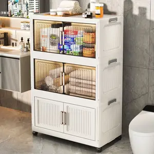 Foldable Storage Box with Divided Compartments for Home Bedroom Clothes Organization, Thickened Closet Organizer, Closet Storage System, Toy Storage Box, Classic Style