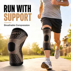 Copper Knee Braces for Women and Men, Knee Compression Sleeve for Knee Pain, Arthritis,ACL, Meniscus Tear, Joint Pain Relief, Knee Support for Running, Working Out, Fitness, Weightlifting1