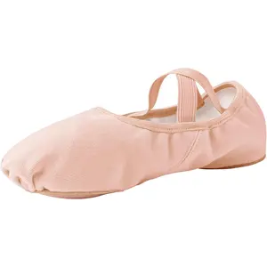 AGS Stelle Women Ballet Shoes Highly Stretch Canvas Adult Ballet Slippers Split Sole Yoga Dance Shoe for Girls Boys