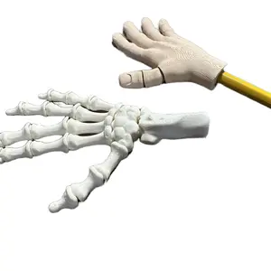 3D Printed Articulated Hand Pencil Toppers | Skeleton & Regular Hands