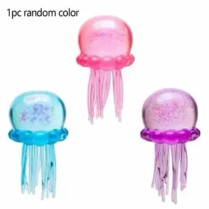 Soft Sensory Squishy Jellyfish Toy, Stress Relief for Teens, Party Table Decor, Cute Birthday Gift, Random Color