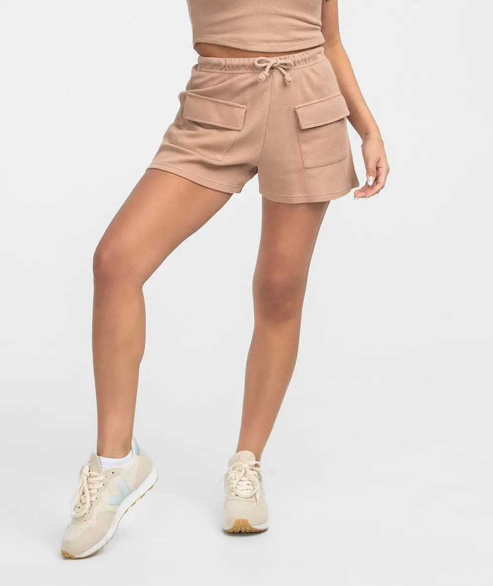Easy Sway Cargo Shorts - Warm Taupe