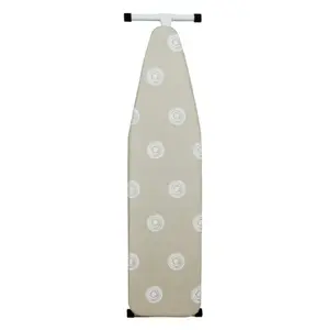 53" x 14" Foldable T-Leg Ironing Board with Cotton Cover