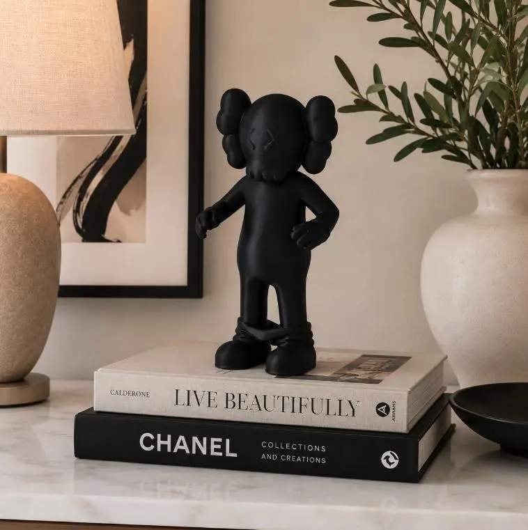 Minimalist Artistic Statue Decor - Lightweight Indoor Modern Collectible Figurines, Table & Desk Accent, Room Interior Ornaments, Birthday Gift Option