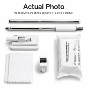 Universal 2-in-1 Snap-Grip Mop | Zero-Touch Disposable Cleaning | Fits All Rags & Paper Towels | 360° Swivel for Hardwood & Tile
