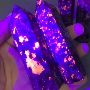 Yooperlite Tower UV Reactive Crystal Tower