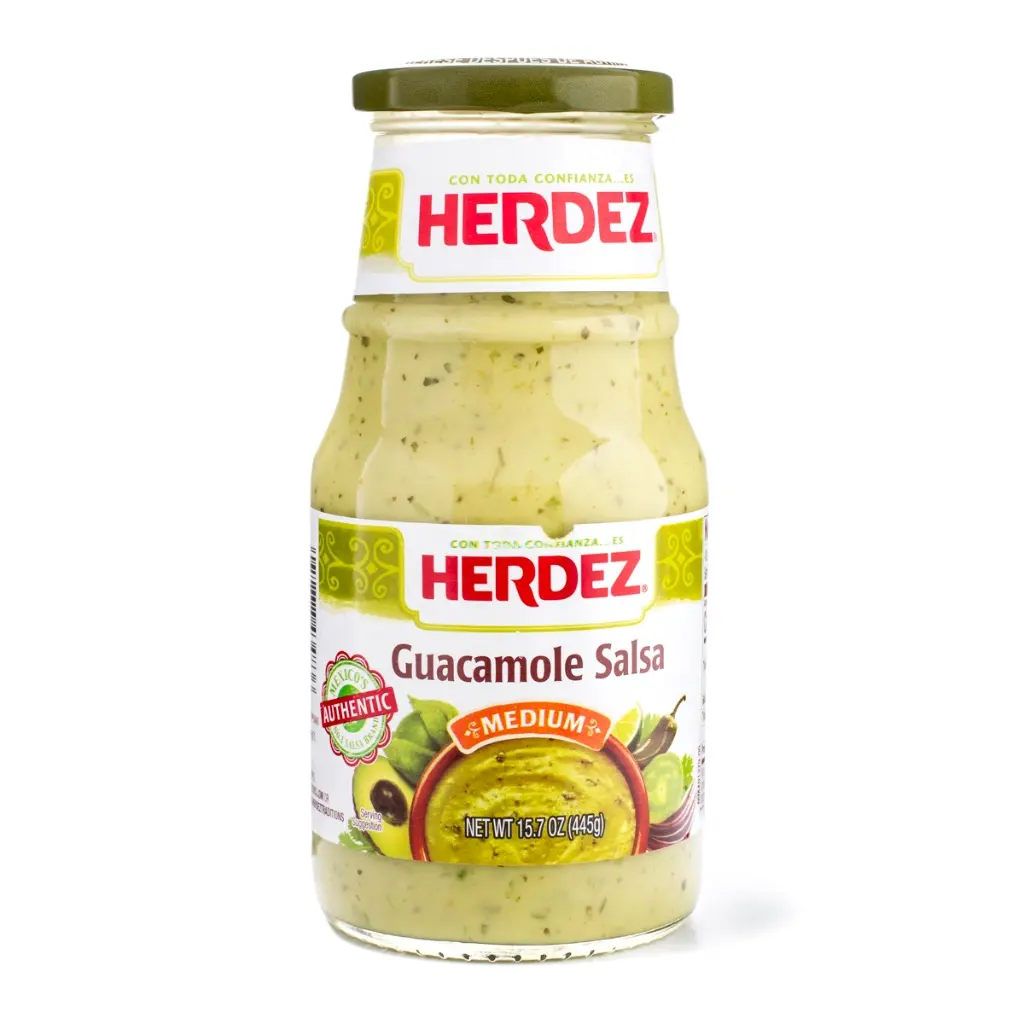 Herdez Guacamole Salsa, Medium 15.7 oz