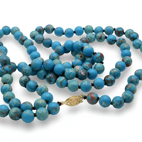 Long Bead Necklace for Women - Fashion Accessory