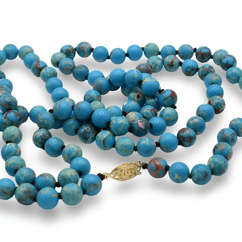 Long Bead Necklace for Women - Fashion Accessory
