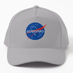 NASA Font Goddard Space Flight Center Meatball Logo Twill Cap Hat - Ideal for Space Enthusiasts, NASA Fans, and Science Supporters