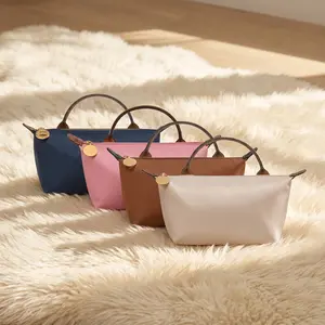 Women’s Mini Bag Lightweight Nylon Cosmetic Pouch Small Purse Crossbody with Adjustable Strap Fits Makeup Phone Cards Daily Use Gift for Mom Girls TikTok Viral