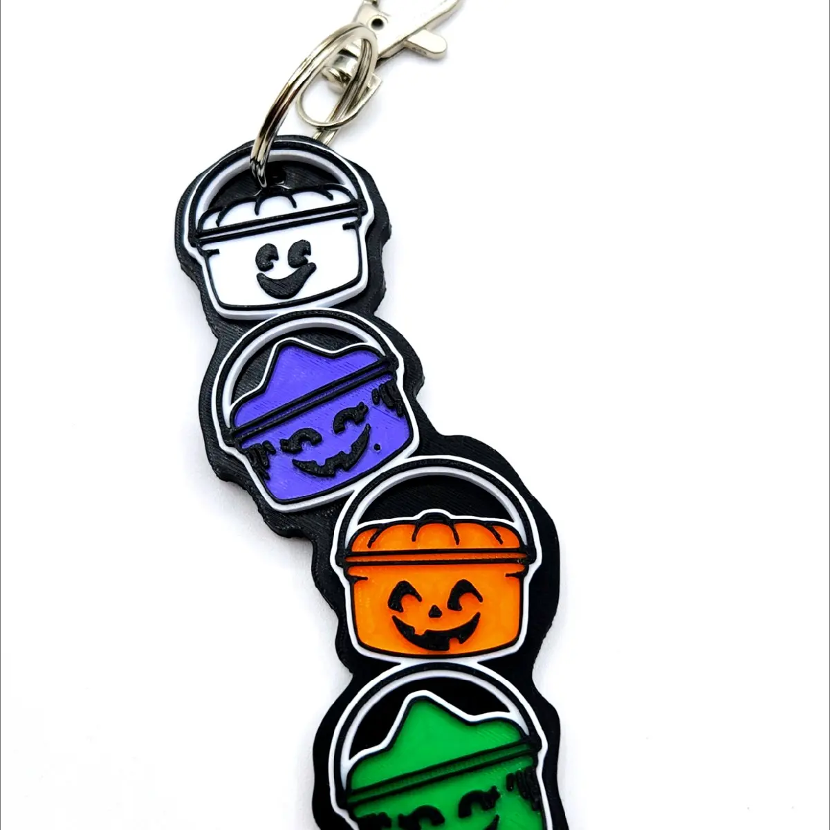 Boo Bucket Keychain - 1980's Nostalgia Collectible