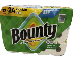 Bounty Paper Towels Select-A-Size White, 12 Double Rolls, 82 Sheets per Roll