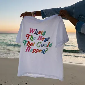 Comfort Colors ETTA OG What The Best That Could Happen Graphic Tee - Ivory