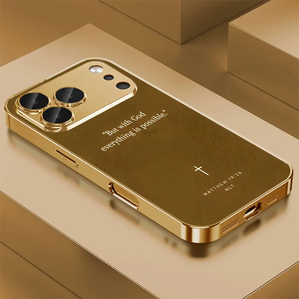 Vintage Bible Verse Cross 2D Printed Casing - Handheld Cellphone Protection Case for iPhone 17 Pro Max,16,15,14,13,12,11 & Samsung Galaxy S25 Ultra,S24,S23,S22,S21,S20,A Series Devices - ZQ194, Accessories, Cover