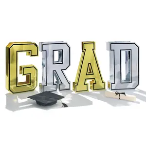Class 101 - Oversized Graduation "GRAD" Centerpiece Decoration
