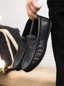 New Spring/Summer 2026 Men's Collection • Soft Leather Breathable Slip-Ons • Lightweight & Non-Slip • Penny Loafers & Driving Moccasins • Ideal for Daily Commute, Business & Casual Wear • Lazy Shoes for Driving