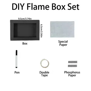 (2PCS) DIY Flame Surprise Box Set, DIY Valentine’s Day Cards - Unique Burnable Designs - Valentine’s Day Gifts - Birthday Gifts