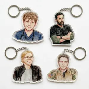 The Pitt Acrylic keychains, Michael keychains, Jack ABBOT keychains, Dennis keychains, Pitt Inspired Handmade Photo keychains.