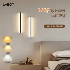 Minimalist LED Linear Bedside Wall Lamp, New 2026 Model, Bedroom Living Room Atmosphere Decoration, Modern Wall Light