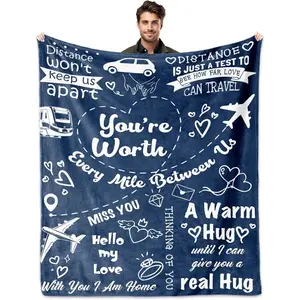 Long Distance Relationship Gifts Boyfriend Gifts from Girlfriend Boyfriend Birthday Gifts Blankets Romantic Gifts for Him Fathers Day Christmas Valentines to My Boyfriend