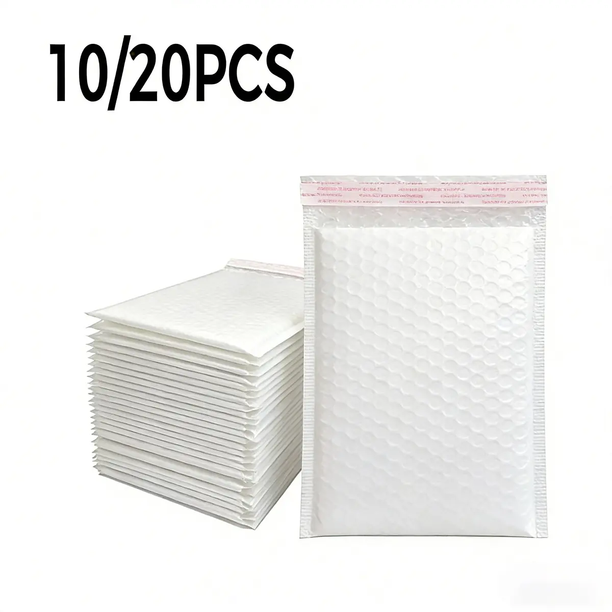 10/20 Bubble Mailers, Co-Extruded Waterproof Packaging Bags, Matte Composite Bubble Envelopes, Ideal for Small Businesses, Valentine's Day Shipping Supplies, Poly Bubble Mailer, Waterproof Polymailers
