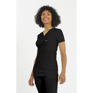 Halo V Neck 2-Pocket FLEX Stretch Scrub Top